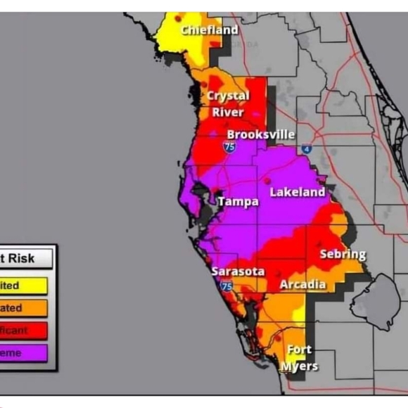 I have a lot of relatives in the areas that are to be hit by the 🌀hurricane.😔 - Picture 1 of 1